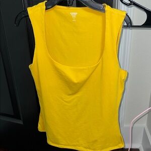 Express Women's Vibrant Yellow Tank Top